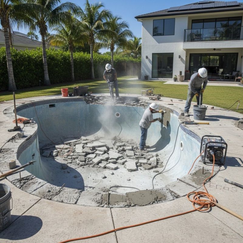 Concrete Pool Repair Service